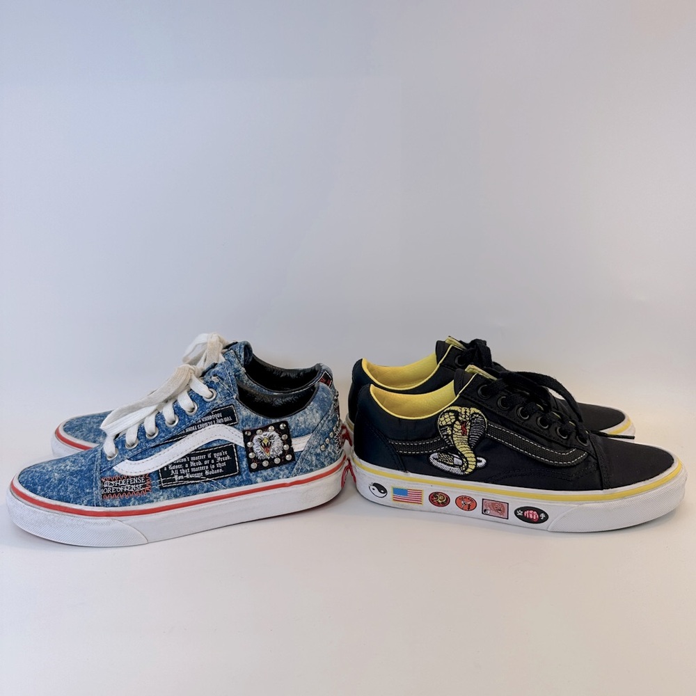 VANS X Cobra Kai Eagle Fang Karate Old Skool Sneakers Mens 4 Women’s 5.5 - Picture 14 of 14